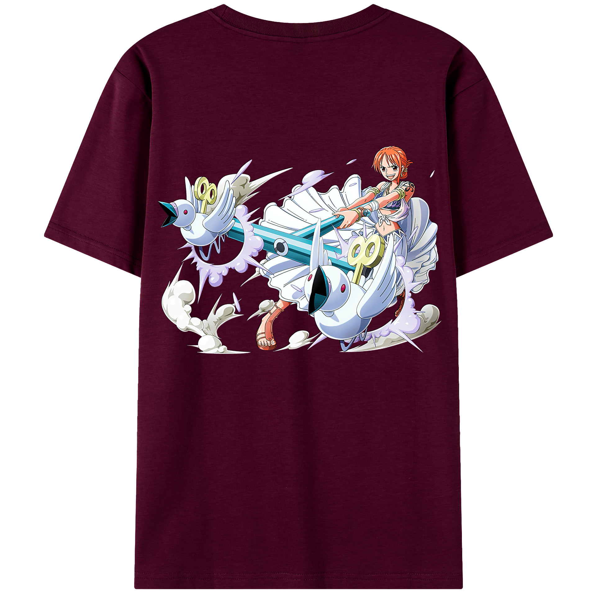 （画像用） ワンピース ナミ ONE PIECE Nami レディース半袖Tシャツ(バックプリント)